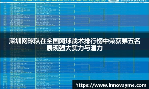 深圳网球队在全国网球战术排行榜中荣获第五名展现强大实力与潜力